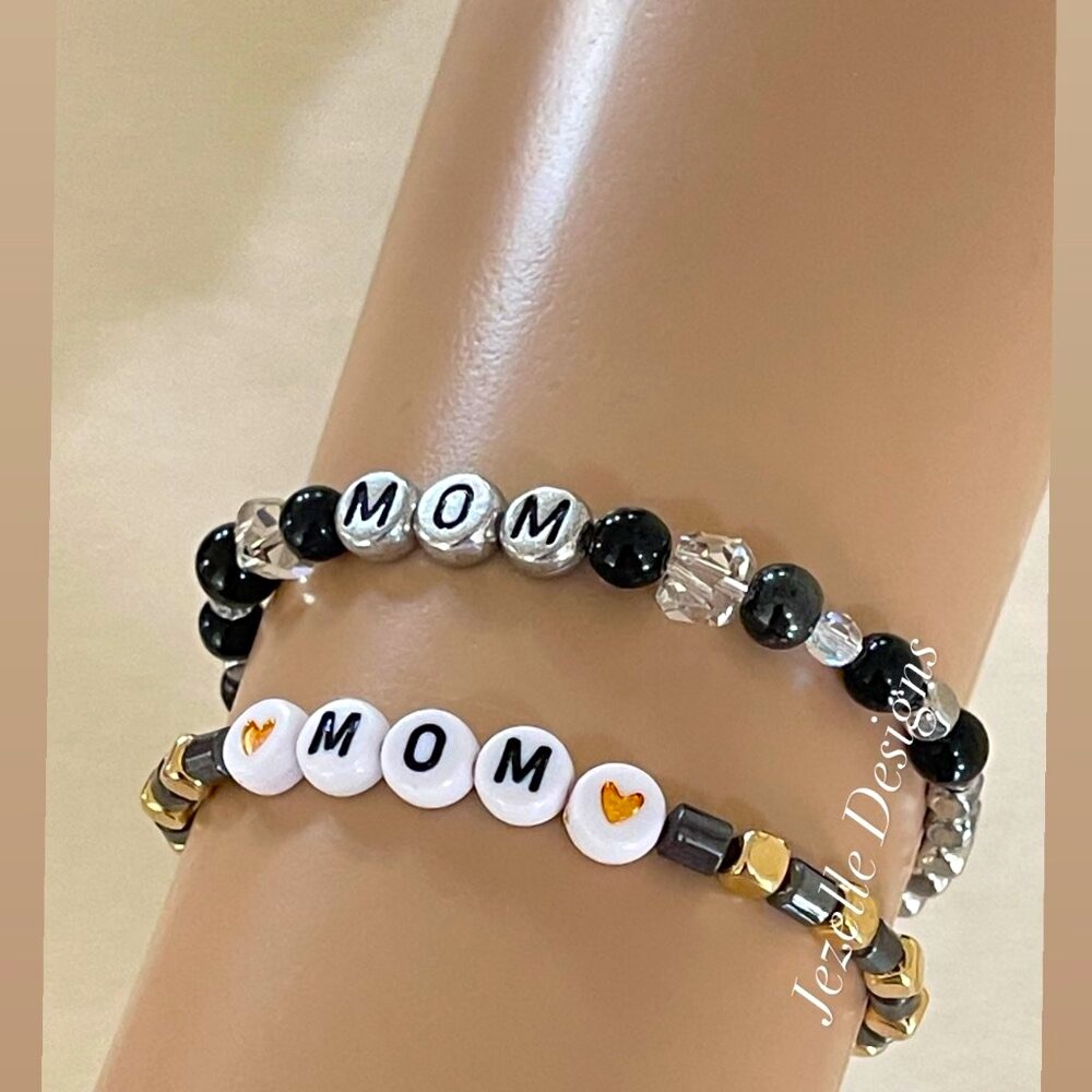 HandMade MOM Beaded Bracelets